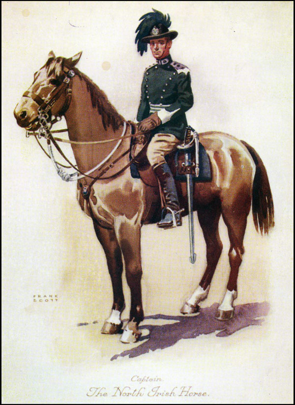 North Irish Horse - Gallery - Before the war - Captain, mounted